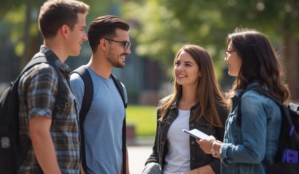 quero um grupo de 4 pessoas variando entre homem e mulher universitario